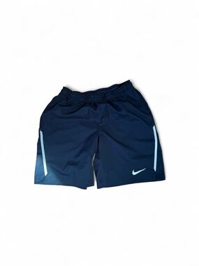 Nike Navy Athletic Shorts with Contrast Trim